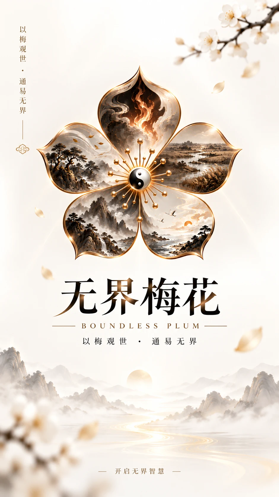 无界梅花启动页·白日主题